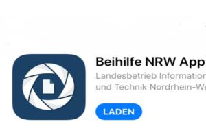 Beihilfe beantragen per APP in NRW - BeamtenService