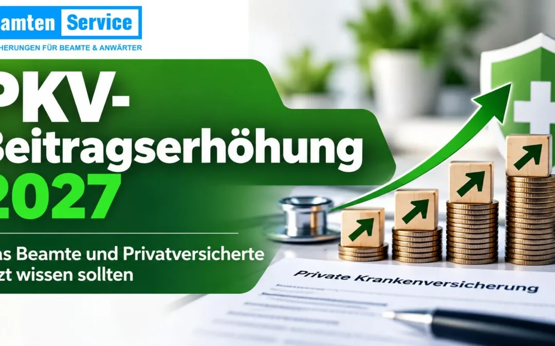 PKV-Beitragserhöhung 2027 für Beamte: Was jetzt wichtig ist